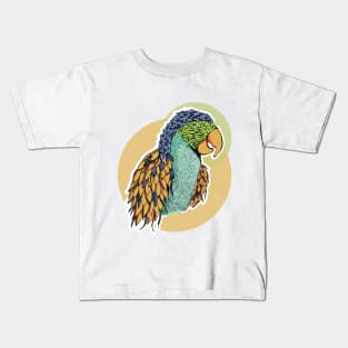 Colorful Guacamayo illustration Kids T-Shirt